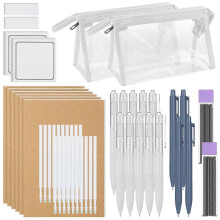 School Supplies Set - Back to School Essentials, Pencil Case,B