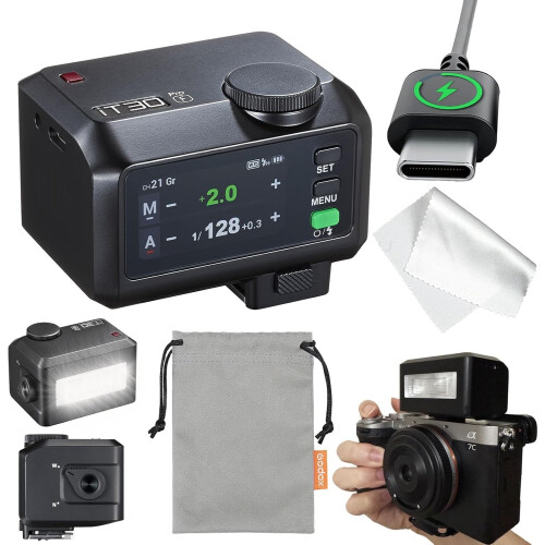 iT30Pro F TTL Mini Camera Flash