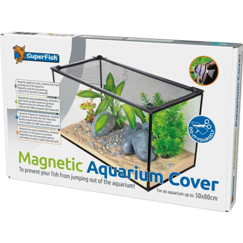 SuperFish Superfish Magnetic DIY Aquarium Net Cover Fits Tanks