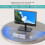ZOSHING 14" Small 1080P screen TV with freeview Reception and Aerial 3