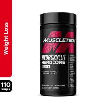 MuscleTech Hydroxycut Hardcore Elite 110 Capsules Advanced Thermogenic Fat Burner for Energy, Focus & Weight Loss Support
