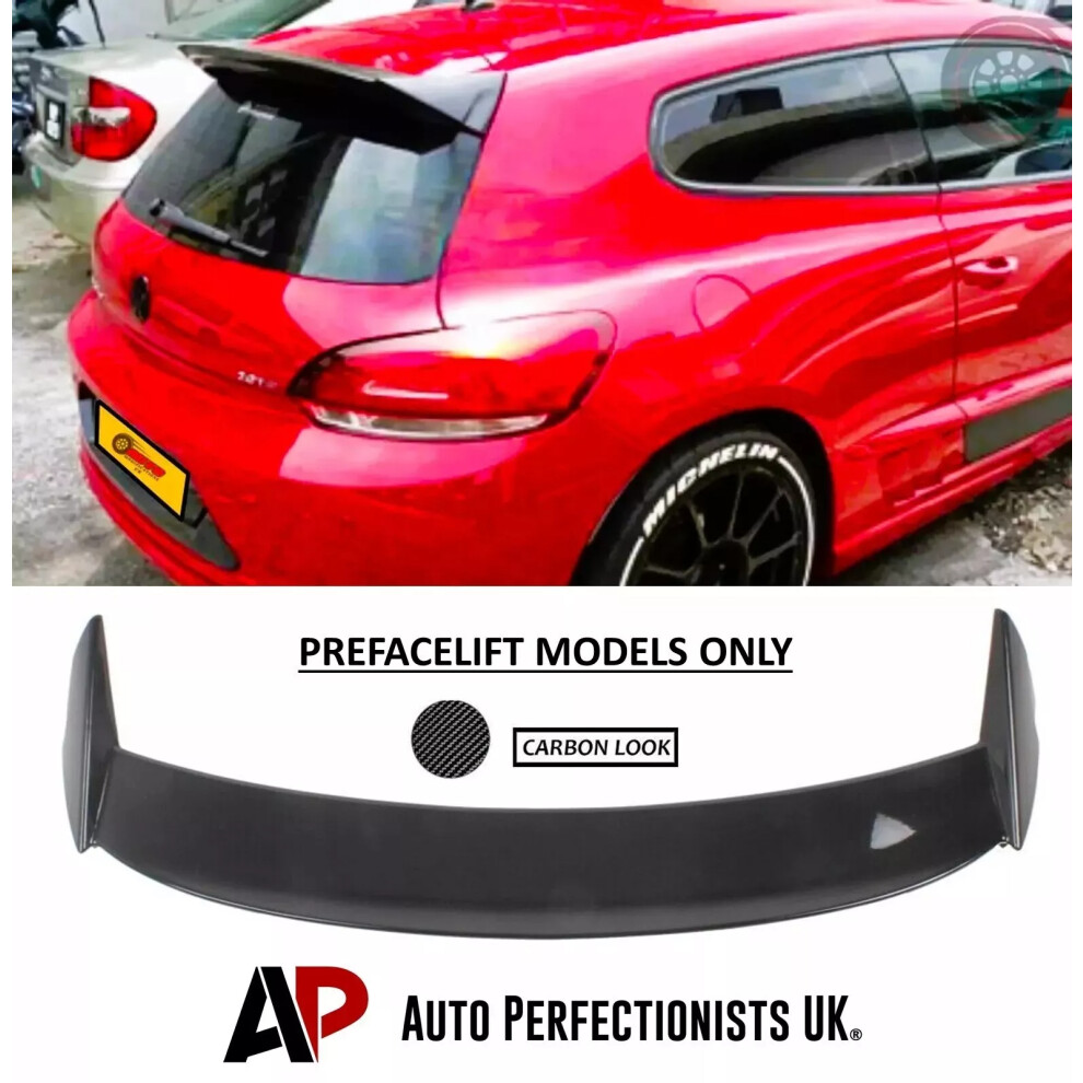 For Vw Scirocco Tsi Tdi R Os Style Rear Roof Spoiler Wing 2008-2014 5061072662898