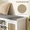 Homcom HOMCOM Shoe Bench, Boho Shoe Storage Bench with Padded Cushion, White 5