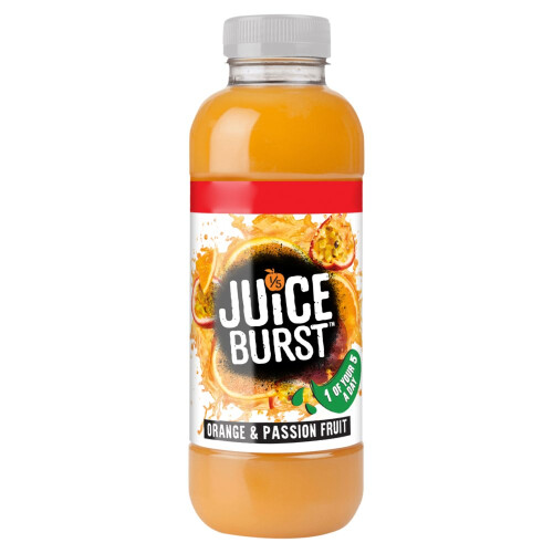 Juice Burst Orange & Passion Fruit 400ml (Pack of 12) 1
