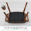 MidCentury Modern Linen Footstool, Wooden Upholstered Stool (H39 cm) 5