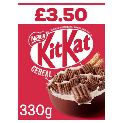 KitKat Nestle KitKat Milk Chocolate Cereal 330g (Pack of 7)