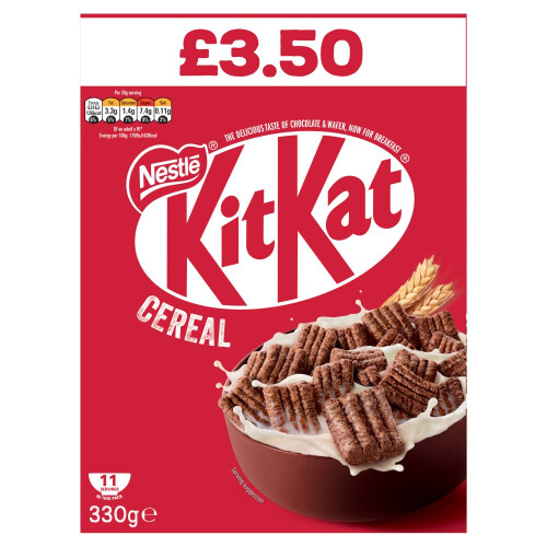 KitKat Nestle KitKat Milk Chocolate Cereal 330g (Pack of 7) 1