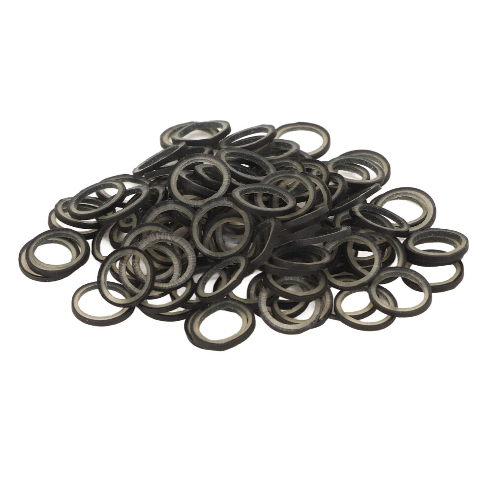 Black 500Pcs Orthodontic Rubber Bands 6.35Mm Elastic