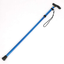 Walking Trekking Poles, retractable aluminum folding pole, 5 height adjustable with comfortable grip, for hiking and walking, crutches (A)