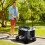 PawHut PawHut Foldable Pet Stroller w/ Detachable Carrier, Soft Padding - Grey 1