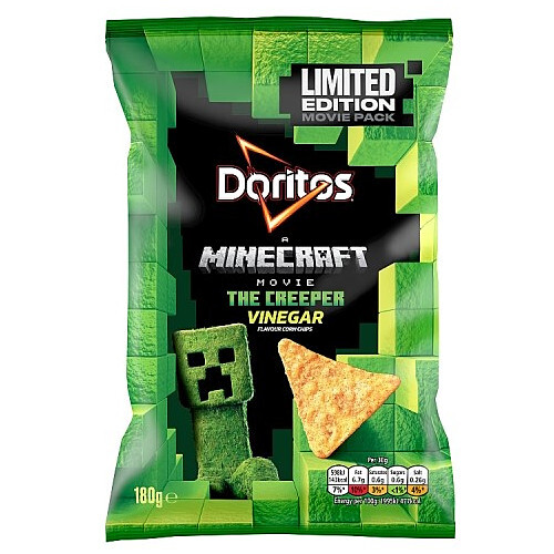 Doritos Zingy Salt&VinegarTortillaChipsSharingBagCrisps180g(Packof12)