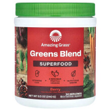 Amazing Grass, Greens Blend Superfood, Berry, 8,5 oz (240 g)