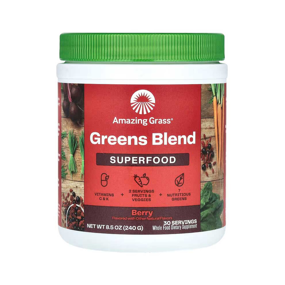 Amazing Grass Greens Blend Superfood - Berry - 240G