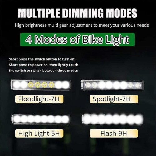 Ultra-Bright Bicycle Light 15000 Lumen Front Bike Light 1