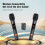 New Universal Microphone Home USB Wireless Microphone Live Broadcast Radio Digital Display Microphon 3