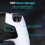 (White) Backplate Programable Remap Kit for PS5 DualSense Gamepad PC Back Buttons with Turbos Macro Function 4