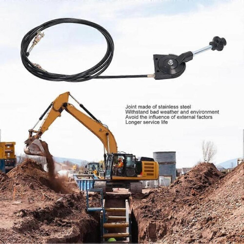 Universal Throttle Cable Excavator Motor Control Cable Manual Throttle Cable Equipment Accessories 3 1