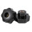4 Pcs M10 Female Thread Nuts 50mm Plastic Star Head Clamping Knob Grip 3