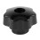 4 Pcs M10 Female Thread Nuts 50mm Plastic Star Head Clamping Knob Grip 5