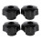 4 Pcs M10 Female Thread Nuts 50mm Plastic Star Head Clamping Knob Grip 1
