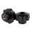 4 Pcs M10 Female Thread Nuts 50mm Plastic Star Head Clamping Knob Grip 2