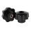 4 Pcs M10 Female Thread Nuts 50mm Plastic Star Head Clamping Knob Grip 4