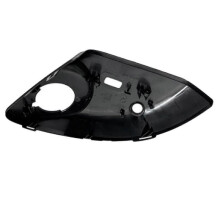 (Black, Left) Car Side Wing Mirror Lower Cover Double Hole Rearview Mirror Base Cover for Mercedes-Benz Vito W447