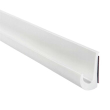(White) RV Caravan Roof Rainwater Gutter PVC Water Channel Easy Install Motorhome Roof Drainage System for C