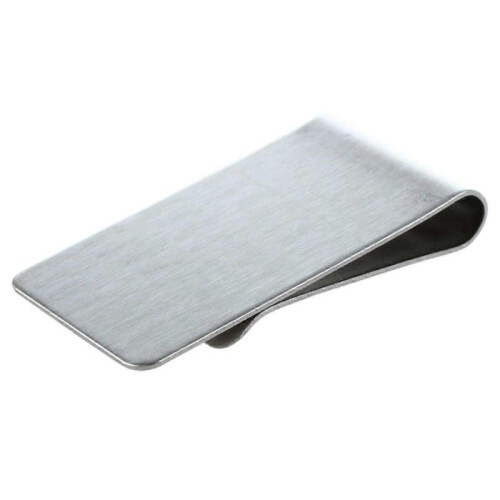 6X Money Clip, Stainless Steel Silver 2