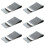 6X Money Clip, Stainless Steel Silver 1