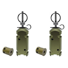 2X Perimeter Trip Wire Alarm Device 12 Gauge Accessories with 22 Option Early Warning Security Syste