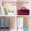 Glitter Pink & Craft Tool Storage Box,3-Layer Stackable Carry Tackle Box Sewing Box Organizer for Ar 2