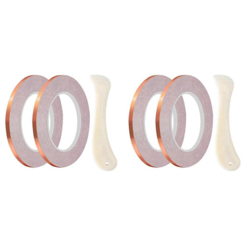 6mm Backed Copper Foil Tape for Stained Glass (4Roll)
