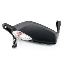 (Black, Left) Motorcycle Hand Guard with Light Handlebar Handguard for Ducati Hypermotard 820 821 2013-2015