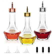 Bitters Bottle Set of 3-1.7oz/50ml Dasher Bottles Top Professional Bar Tool for Making Craft Home Ba