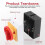 Main Switch 4-Pin Rotary Switch Off Switch,Circuit Breaker 16A Repair Switch with Housing Separation 4