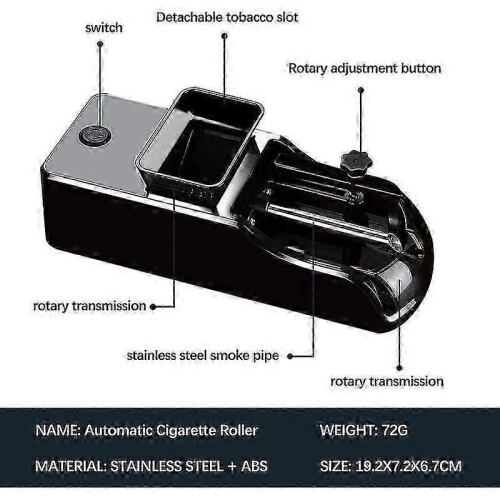 Fully Automatic Cigarette Tamping Machine - Upgrade Electric Cigarette Tamper for Smoking Accessories 2