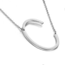 (C) Women's 26 English Letter Pendant Necklace Fashion Alphabet Choker Chain Jewelry Gift for Party
