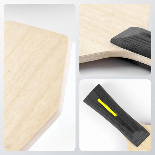 table tennis racket Hexagonal base table tennis racket Base plate table tennis racket Bat durable Ref: 5103 1