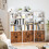 Homcom HOMCOM 5-Tier Bookcase, Tall Bookshelf with Adjustable Shelf, Rustic Brown 8