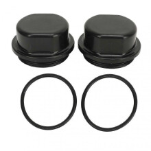 2Pcs Trailer Hub Bearing Dust Cap 81143 - 5 Bolt Boat Vortex Hub Cover Replacement