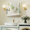 Homcom HOMCOM Arched Bathroom Mirror Cabinet, Wall Mounted Mirrored Cabinet 9