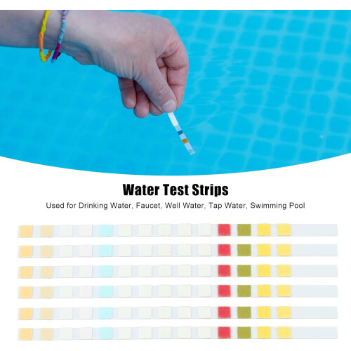50 Strips 14in1 PH Test Paper for Drinking Water, Pool, Hot Source, Pond 1