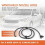 Mercedes-Benz A W169 B W245 Windshield Washer Nozzle Jet Hose Replacement 2004-2012 2