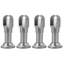 Stainless Steel Toilet Partition Brackets and Hardware Set for Boris 4-Piece Partition