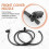 Mercedes-Benz A W169 B W245 Windshield Washer Nozzle Jet Hose Replacement 2004-2012 5