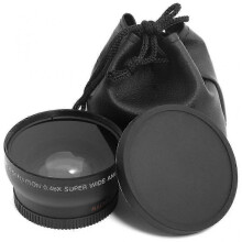 55mm Macro Wide Angle Lens 0.45x HD for DSLR A230 A330 A300 A350 A500 - High Quality Close-Up Photography