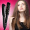 (WHITE) Hair Iron Ceramic 3D Grid Hair Crimper 3