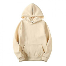 (XL, Light brown) Cotton-Padded Women's Hooded Sweatshirts
