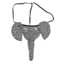 (Leopard) Elephant Thong Panties in Multi-color with Optional Lingerie Briefs